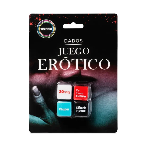 Dados Eróticos Wanna X 4 Unidades