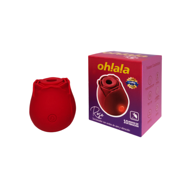 Vibrador + Succionador De Clítoris Oh Lala Rose - Image 3