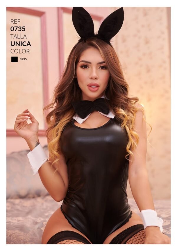 Conejita Negra Body 0735 Talla U
