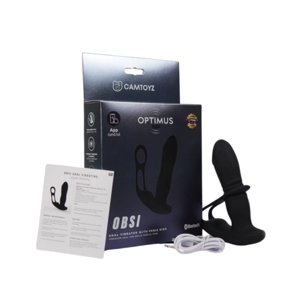 Vibrador Anal Con Anillo Para El Pene Optimus Pro - Image 2