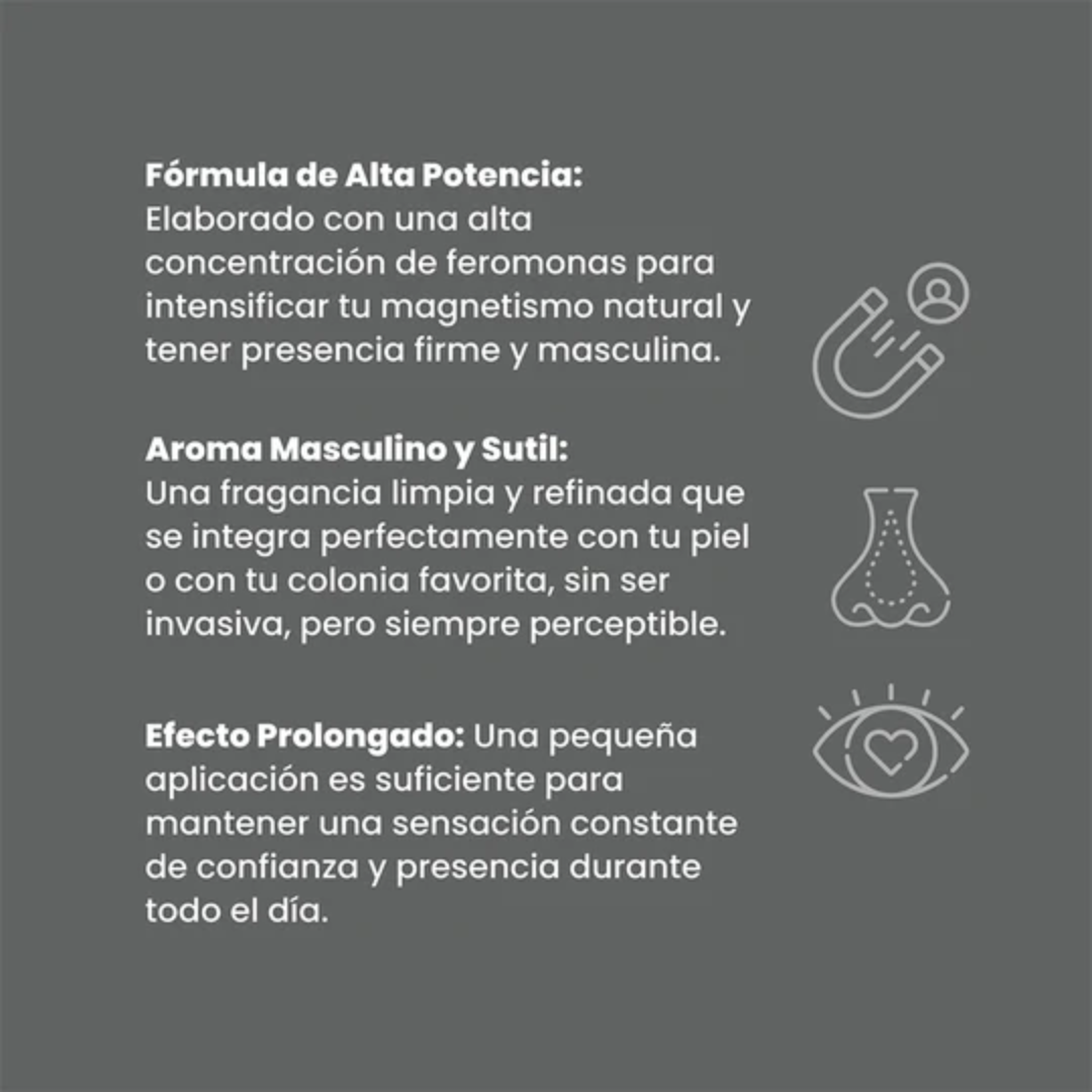 Feromonas Masculinas Con Aroma Fragancia Titanium - Image 3