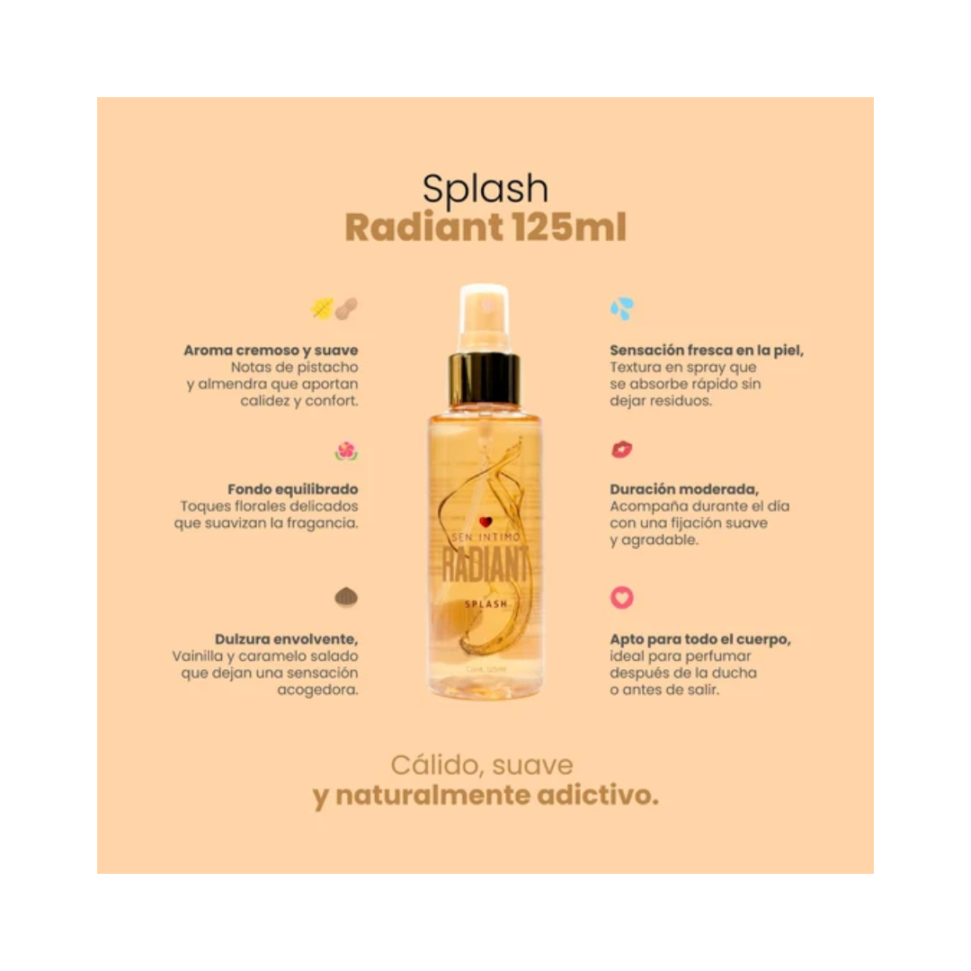 Splash Con Feromonas Radiant X 125 Ml - Image 2